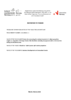 Invitation to tender 2023 584141-2 Device for measuring the torsional mo…