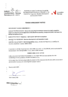 Tender annulment notice